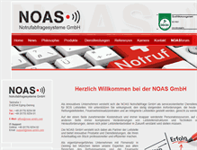Tablet Screenshot of noas-gmbh.com